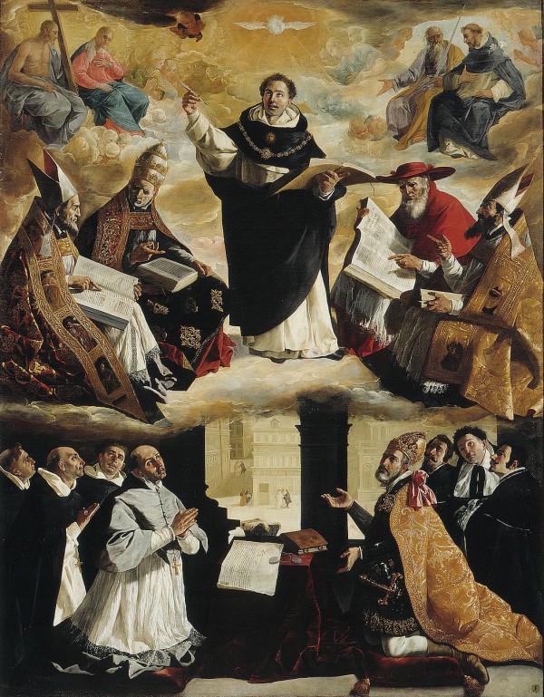 St Thomas Aquinas by Francisco de Zurbaran